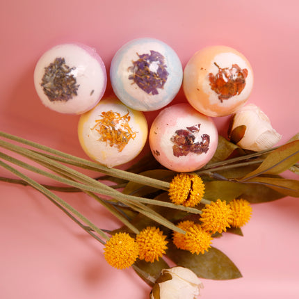 Chamomile Bath Bomb , gift set, beloved lavender and chamomile tea bath bomb