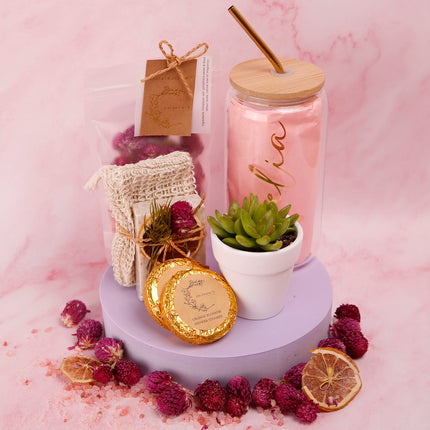 Frosted or clear glass floral designs