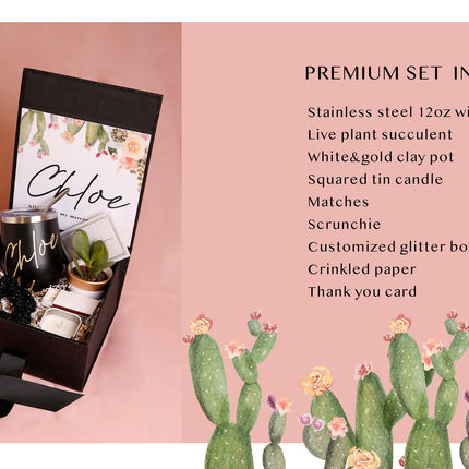 gift box set, Personalized stainless steel, Personalized stainless steel, Crinkled paper
