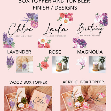 acrylic or wood lid, mother's day