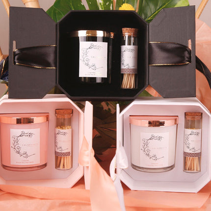 Scented Candle and Match Set