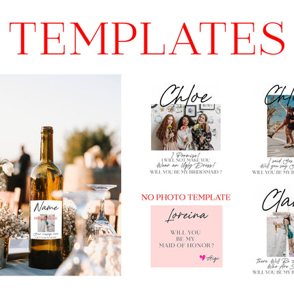 Waterproof Glossy Wine Label