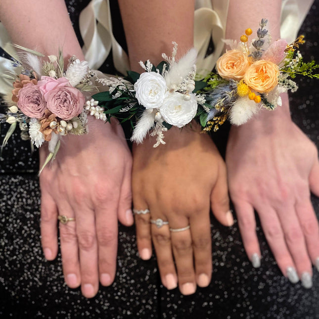 wedding, bouquet, bridesmaid wrist corsage, wedding venues, garden, bride, graduation parties,