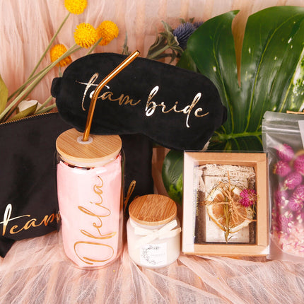 Sliding Acrylic Lid, Bridesmaid Gifts