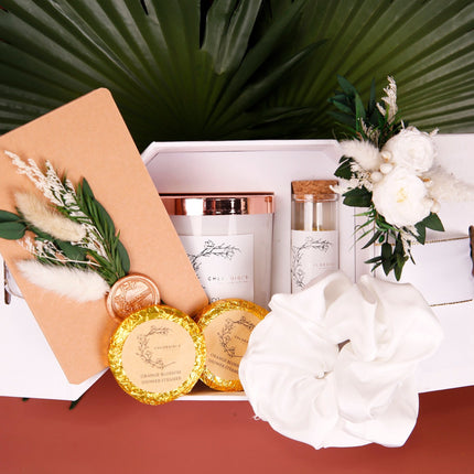 Corsage & Candle Gift Set, Bridesmaid Gifts